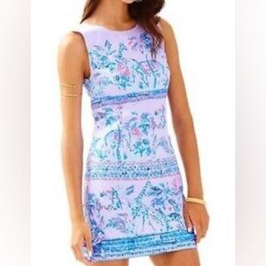 EUC Lilly Pulitzer Fruity Monkey 🙈 Purple Mila Shift Dress Size 8